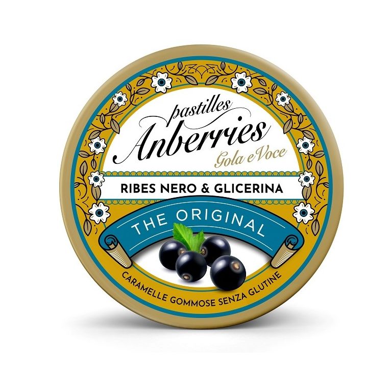 anberries classiche ribes nero glicerina 50 g