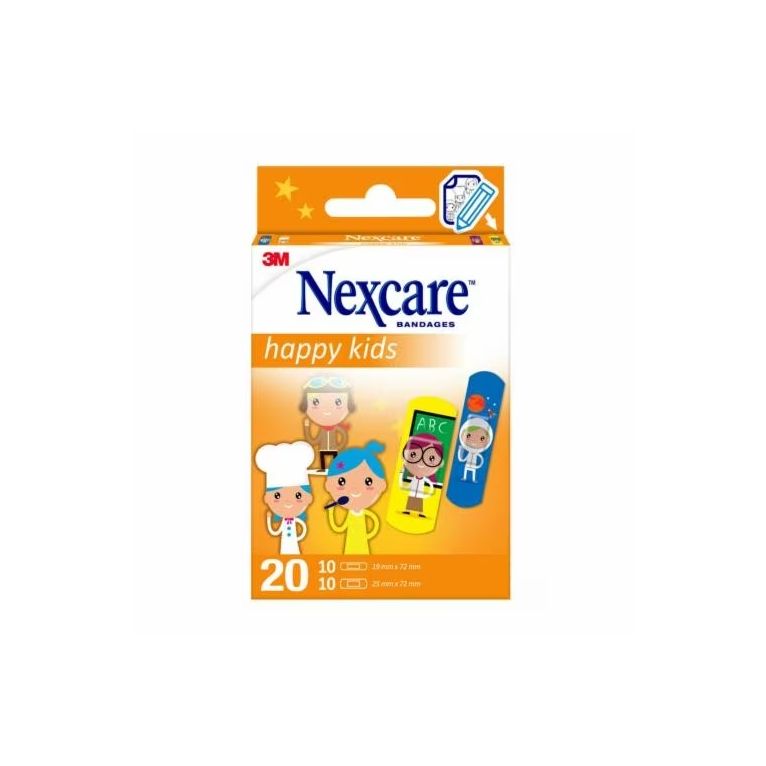 cerotti nexcare kids plasters professions 20 pezzi assortiti