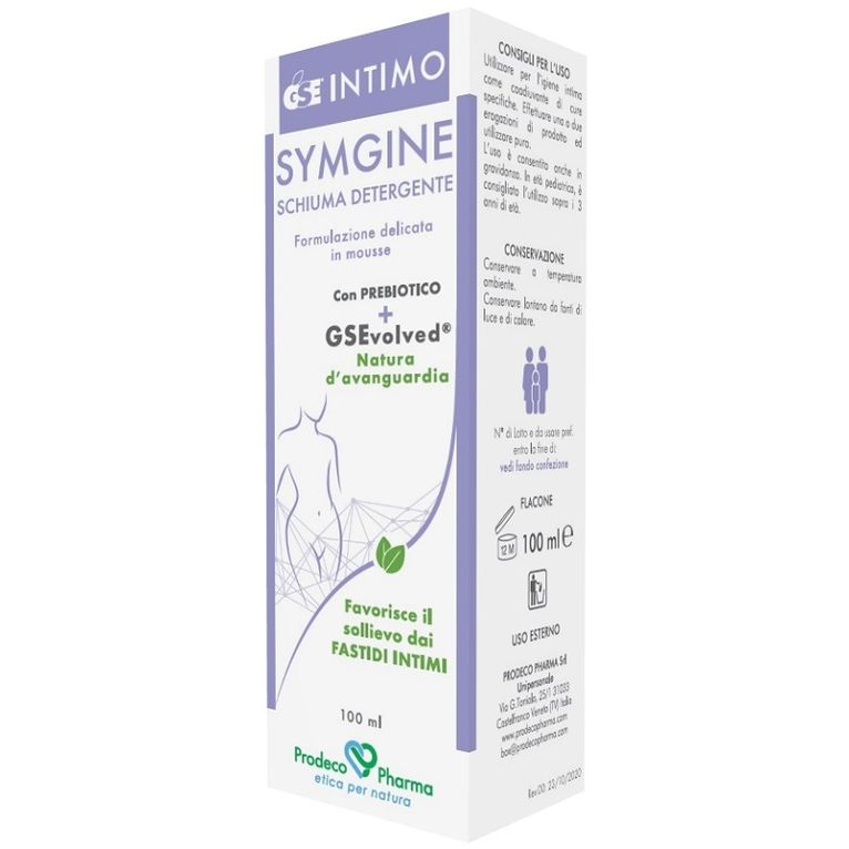 gse intimo symgine schiuma detergente 100 ml