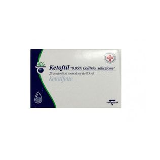 KETOFTIL 25 monod collirio 0,5 ml 0,5 mg/ml