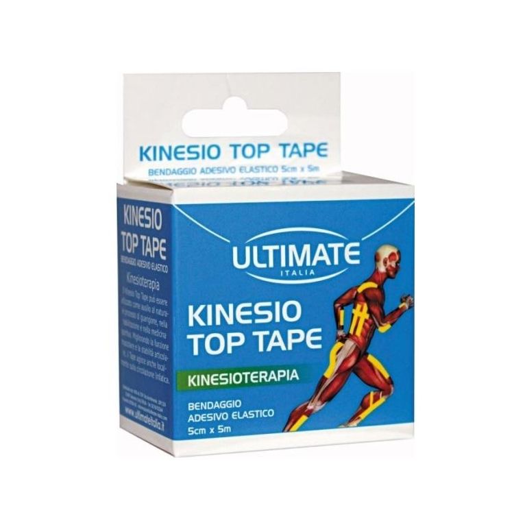 bendaggio adesivo elastico ultimate italia kinesio top tapefucsia 5 cm x 5 m