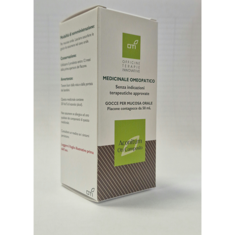 aconitum oti composto orale gtt 50 ml in soluzione idroalcolica al 30% v/v