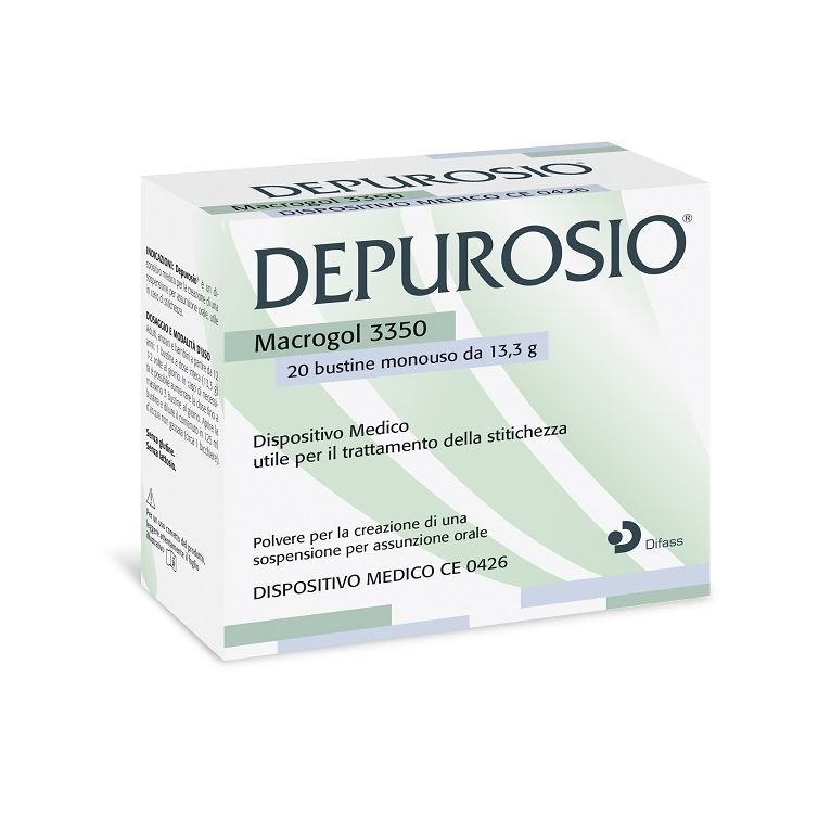depurosio 20 bustine da 13,3 g senza glutine senza lattosio