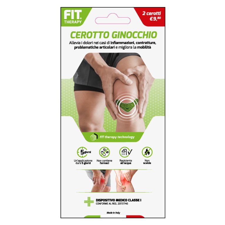 fit therapy cerotto ginocchio 2 pezzi
