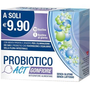 PROBIOTICO ACT GONFIORE 10 BUSTINE