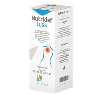 NUTRIDEF TUSS SOLUZIONE ORALE 200 ML