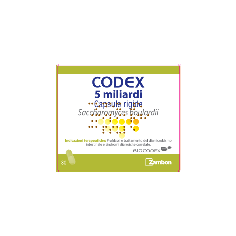 codex 30 cps 5 mld 250 mg