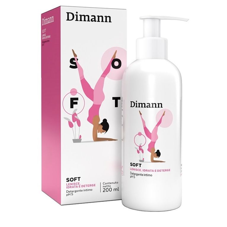 dimann soft detergente intimo ph 5 200 ml