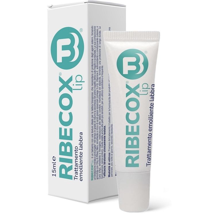 ribecox lip trattamento emolliente labbra 15 ml