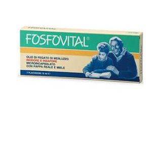 FOSFOVITAL OLIO FEGATO DI MERLUZZO 7 FLACONCINI