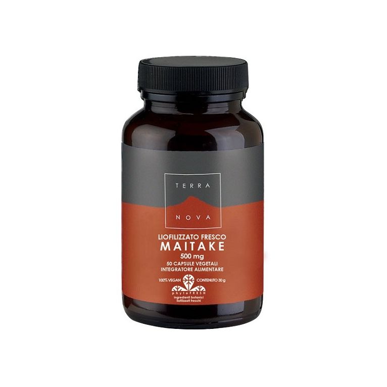 terranova maitake 500mg liofilizzato fresco 50 capsule