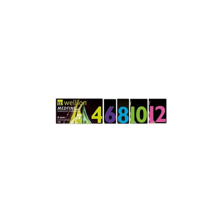 ago per penna da insulina wellion medfine plus 6 31 gauge lunghezza 6 mm 100 pezzi