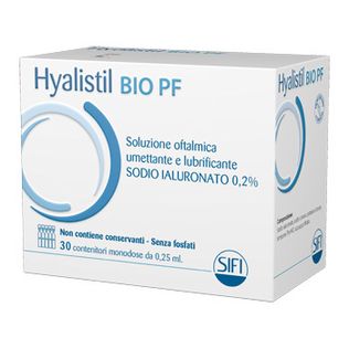 HYALISTIL BIO PF SOLUZIONE OFTALMICA PHOSPHATE FREE MONODOSEA BASE DI ACIDO IALURONICO 0,2% 30 FLACONCINI 0,25 ML