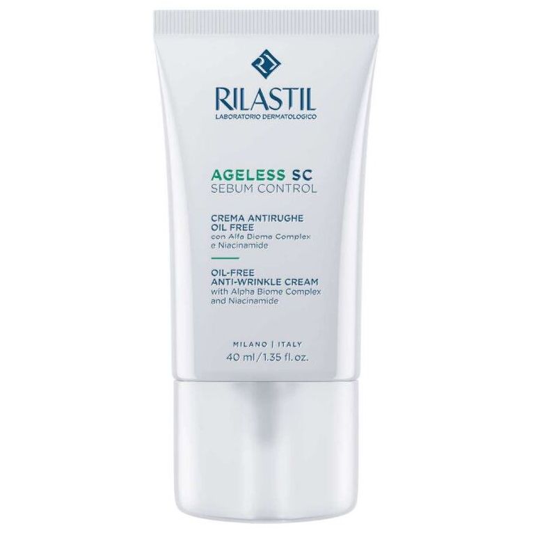 rilastil ageless sc sebum control crema antirughe oil free 40 ml