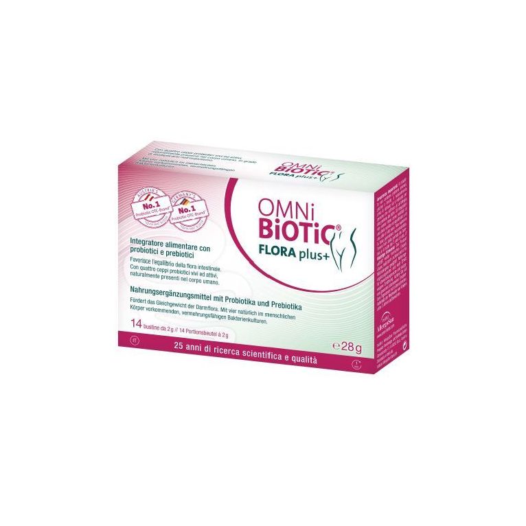 omni biotic flora plus+ 14 bustine da 2 g