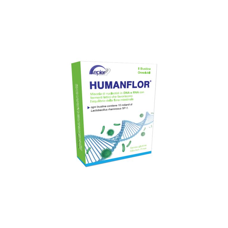 humanflor 8 bustine 12 g