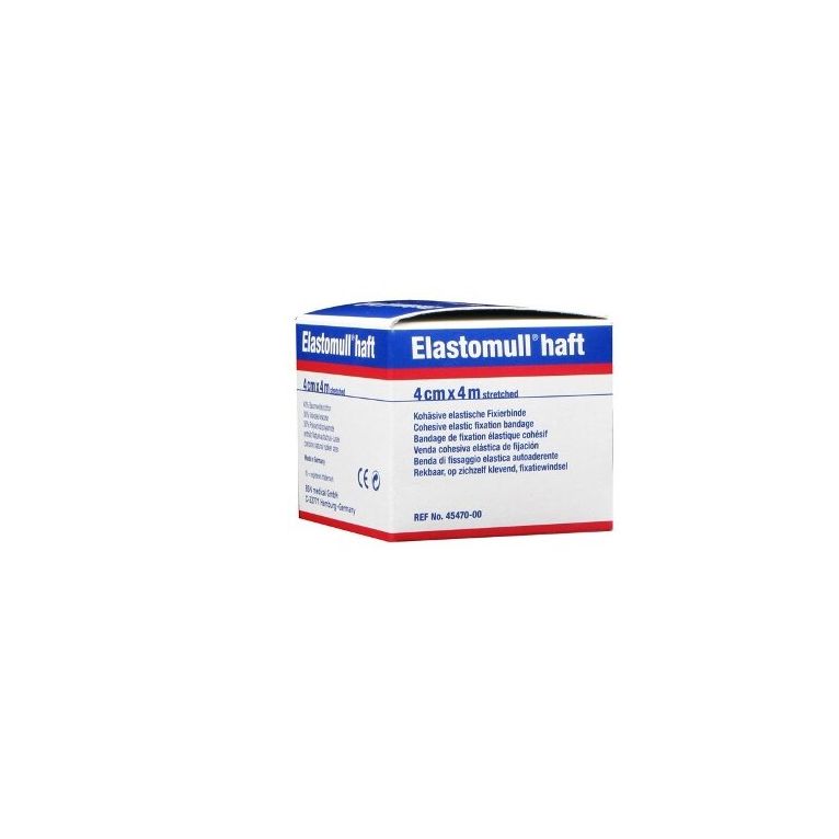 benda elastica autoadesiva elastomull haft compressione forte 4x400 cm