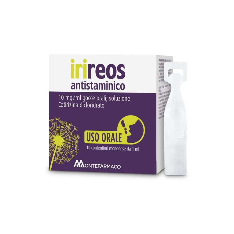 irireos antistaminico orale gtt 10 cont monod 1 ml 10 mg/ml