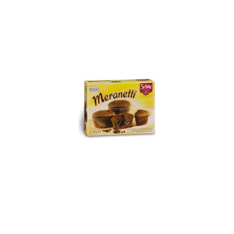 schar meranetti con crema gianduia 4 pezzi da 50 g