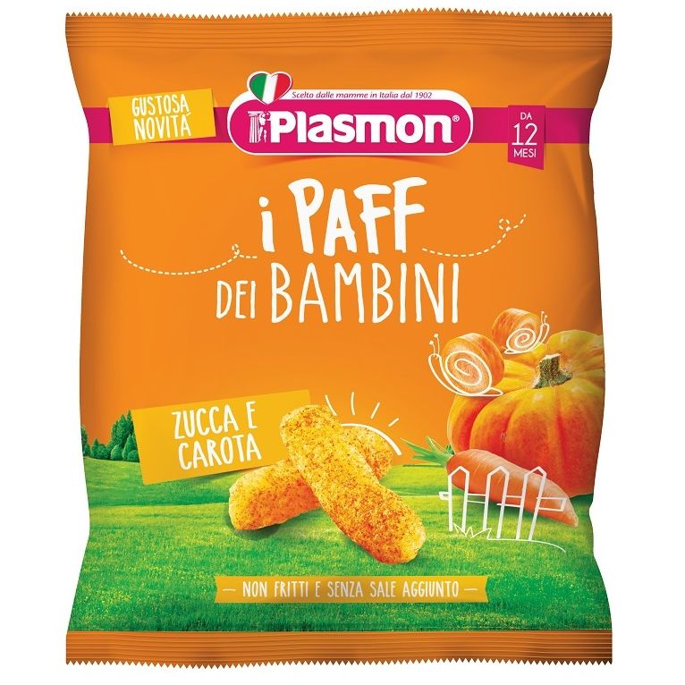 plasmon dry snack paff zucca carote 15 g