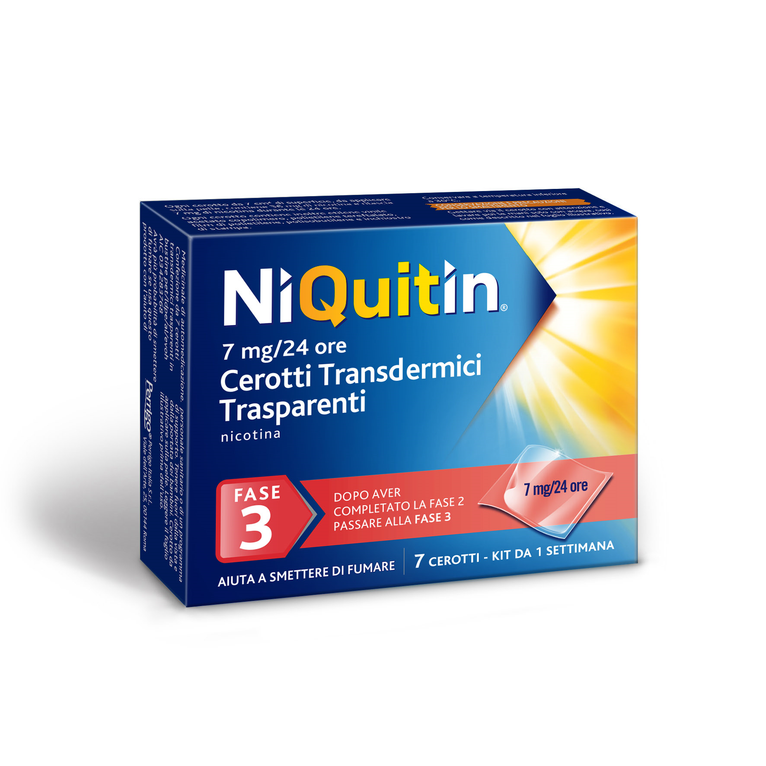 niquitin 7 cerotti transdermici 7 mg/die