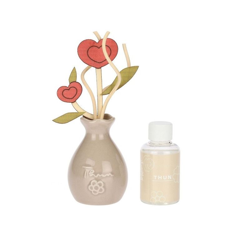 diffusore con bacchette + refil cuore