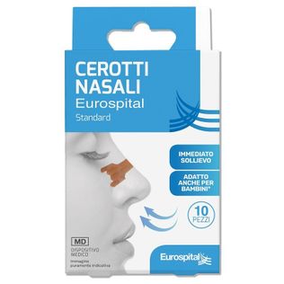 CEROTTI NASALI STANDARD 5,6X1,8CM 10 PEZZI