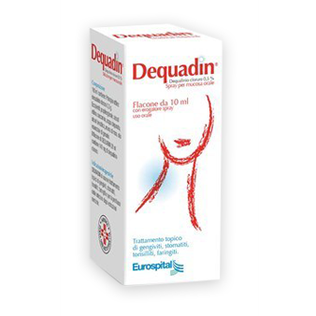 DEQUADIN spray mucosa orale 10 ml 0,5%