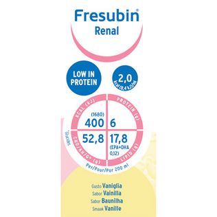 FRESUBIN RENAL VANIGLIA 4 FLACONI DA 200 ML