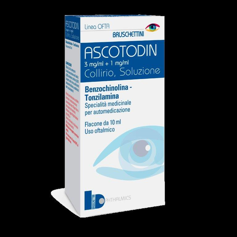 ascotodin collirio 3 mg/ml + 1 mg/ml 10 ml