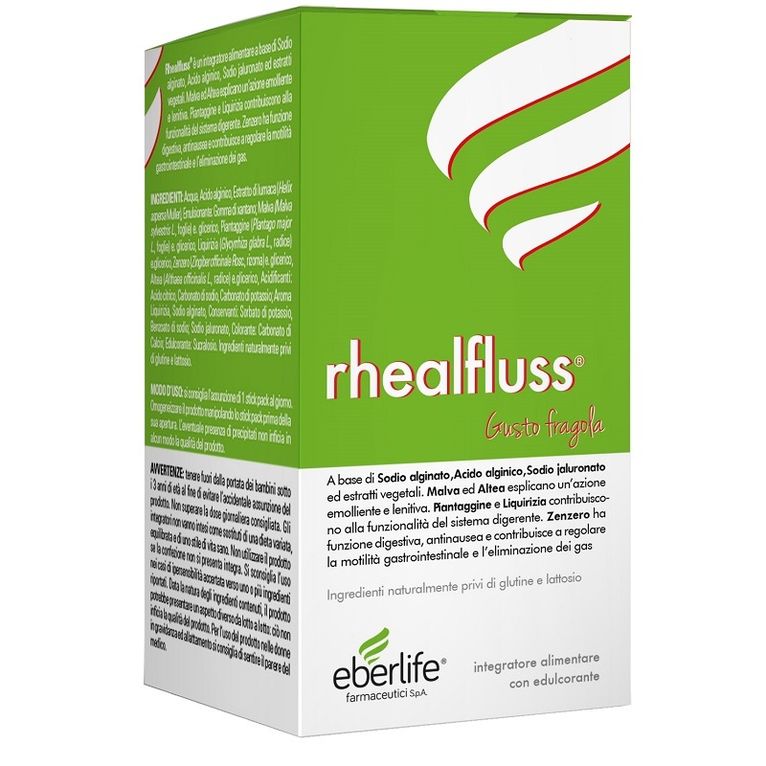 rhealfluss fragola 20 stickpack da 10 ml