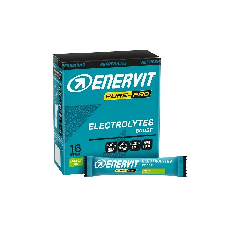 enervit pure pro electrolytes boost 16 bustine da 4 g