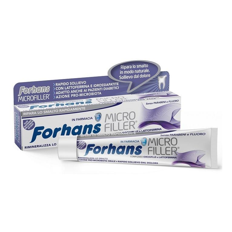forhans dentifricio microfiller protezione smalto 75 ml