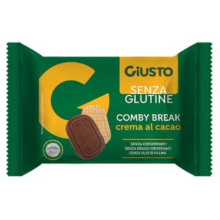GIUSTO SENZA GLUTINE COMBY BREAK CREMA CACAO 26 G