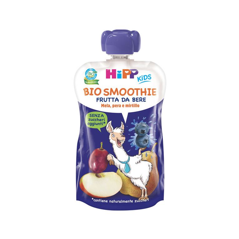 hipp bio smoothies mela/pera/mirtillo 120 ml