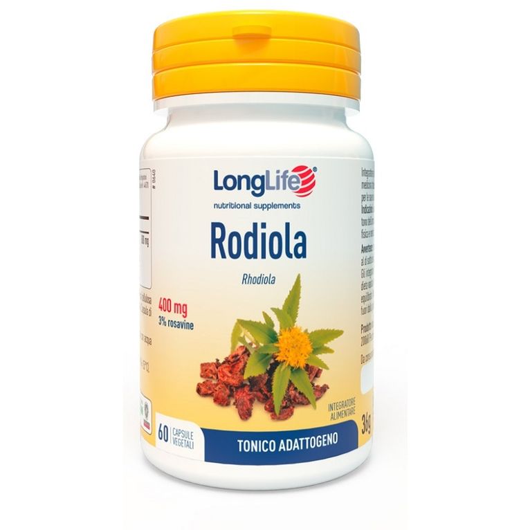 longlife rodiola 3% rosavine 400 mg 60 tavolette