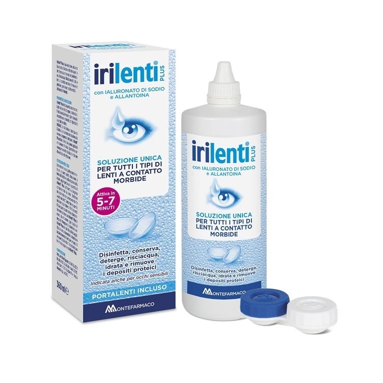 soluzione unica per lenti a contatto irilenti 360 ml + portalenti