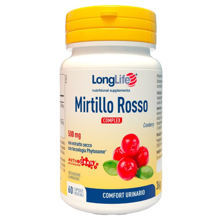 longlife mirtillo rosso complex 60 capsule vegetali