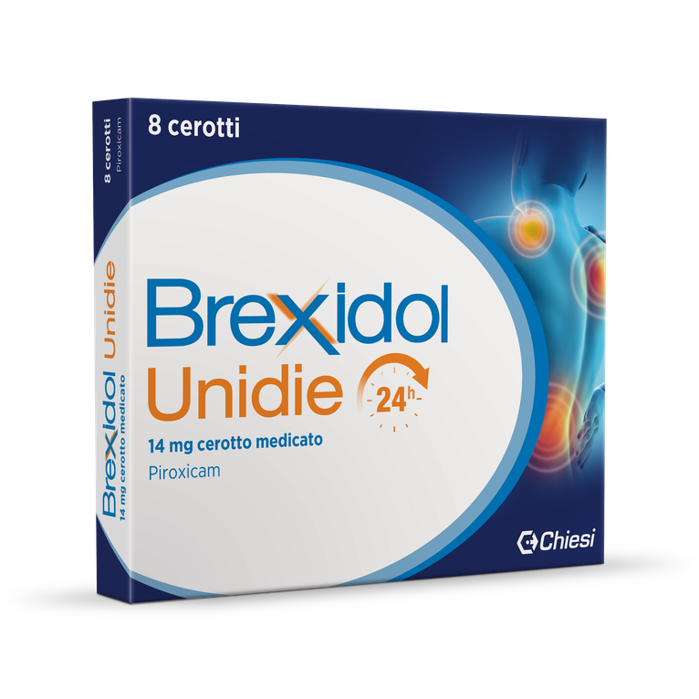 brexidol unidie 8 cerotti medicati 14 mg