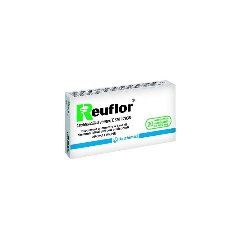 reuflor 20 compresse masticabili aroma limone