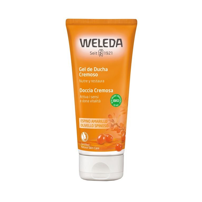 weleda vitality doccia cremosa olivello spinoso 200 ml