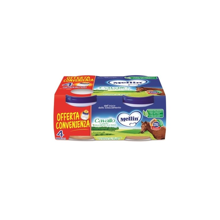 mellin omogeneizzato cavallo 4 x 80 g
