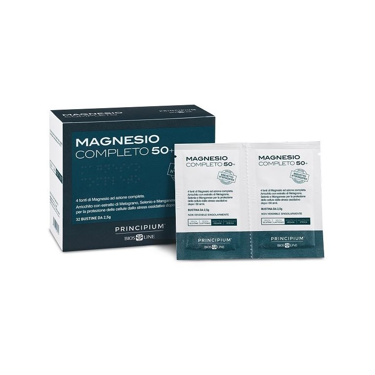 principium magnesio completo brevettato 50+ 32 bustine da 2,5 g
