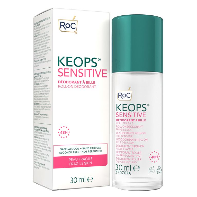 roc keops deodorante roll-on 48h sensitive 30 ml
