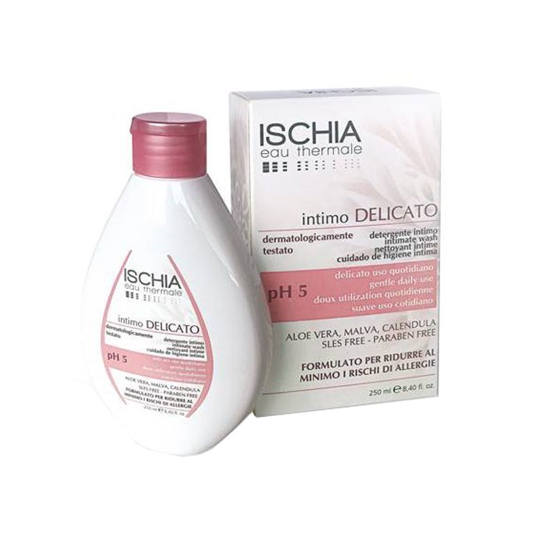 ischia eau thermale detergento intimo delicato ph 5 250 ml