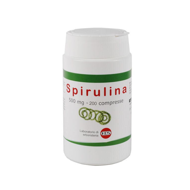 spirulina 500mg 200 compresse