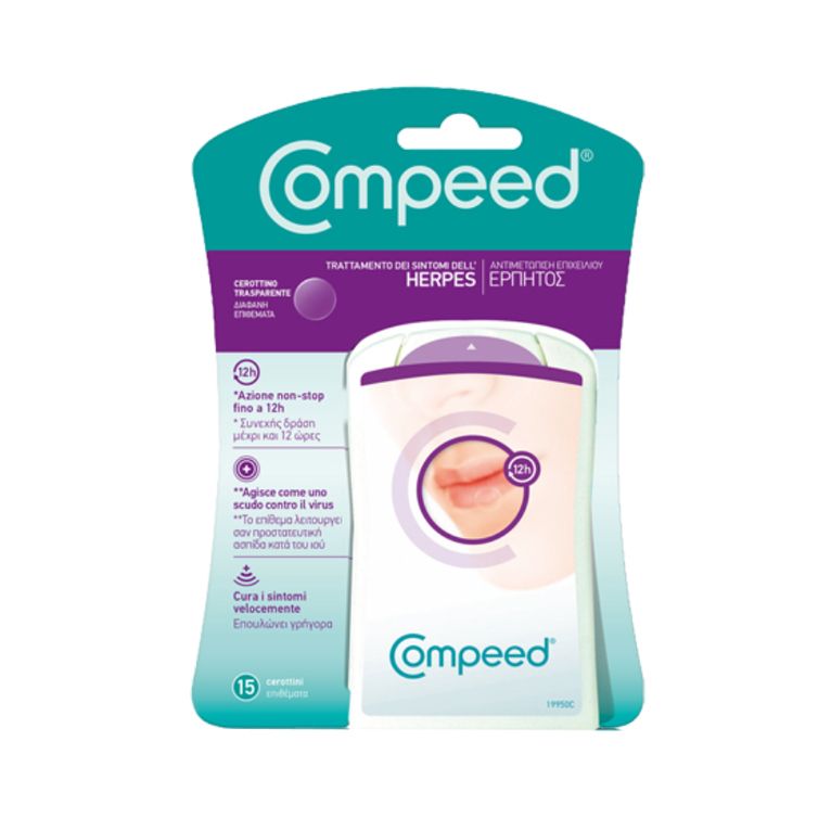 compeed trattamento dell'herpes labiale 15 pezzi