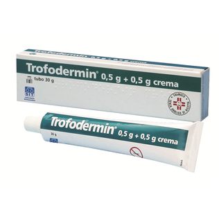 TROFODERMIN crema derm 30 g 0,5 g+0,5 g/100 g
