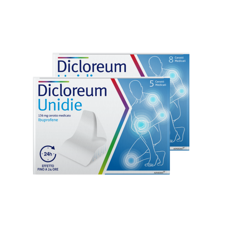 dicloreum unidie 5 cerotti medicati 136 mg