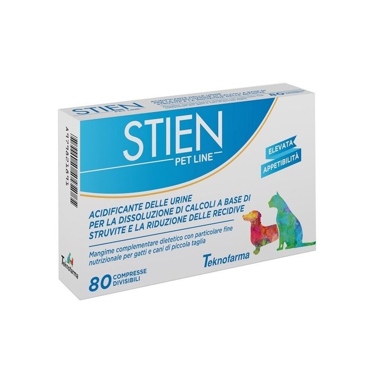 stien pet line gatti/cani piccola taglia 80 compresse divisibili